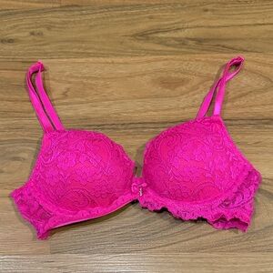 Smart & Sexy Lace Bra in Bold Pink